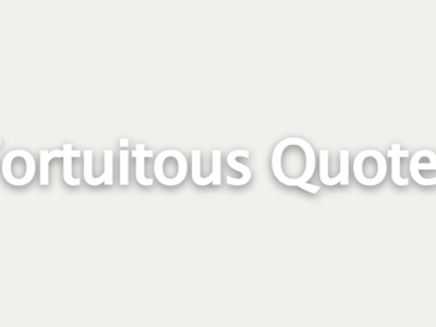 Fortuitous 定义 ›› Fortuitous 与 Fortunate